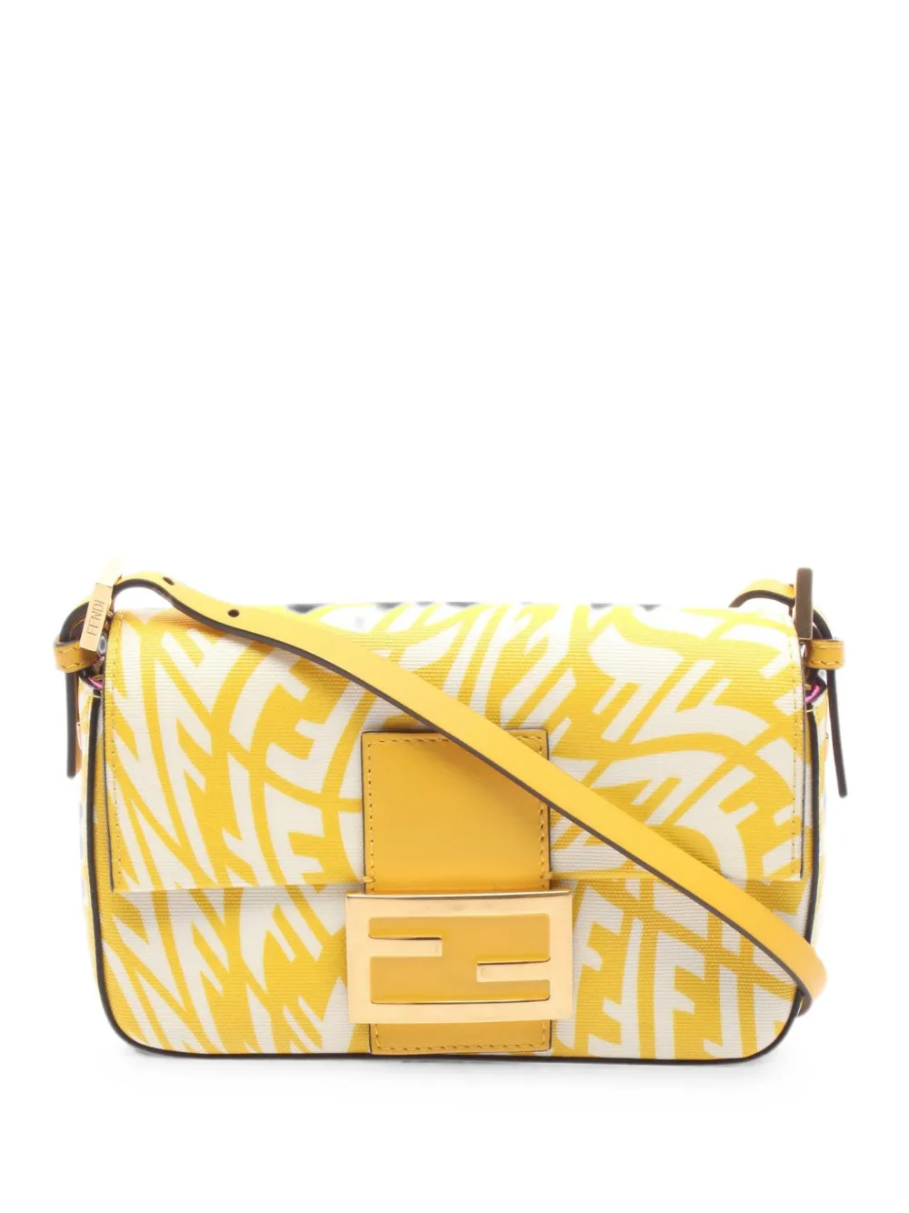 Fendi Pre-Owned 2010s small Baguette 1997 shoulder bag - Giallo