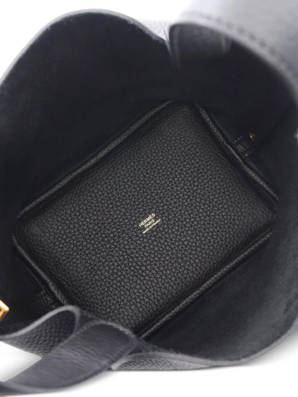 Hermès Pre-owned 2024 Picotan Lock PM Handbag in Black, view 3