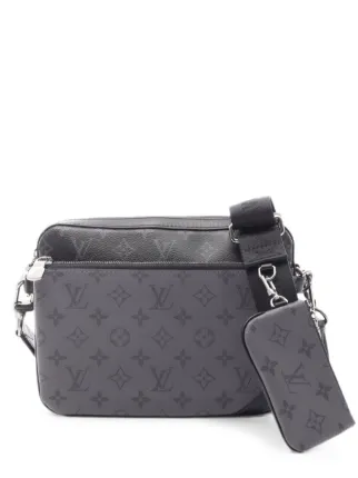 Louis Vuitton グレー ショルダーバッグ Louis Vuitton Pre-Owned 2021 Trio Messenger Bag | Grey | FARFETCH