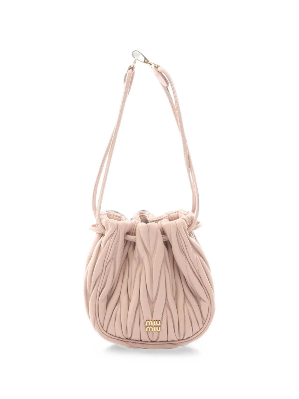 Miu Miu Pre-Owned 2010s matelassé pouch handbag - Rosa