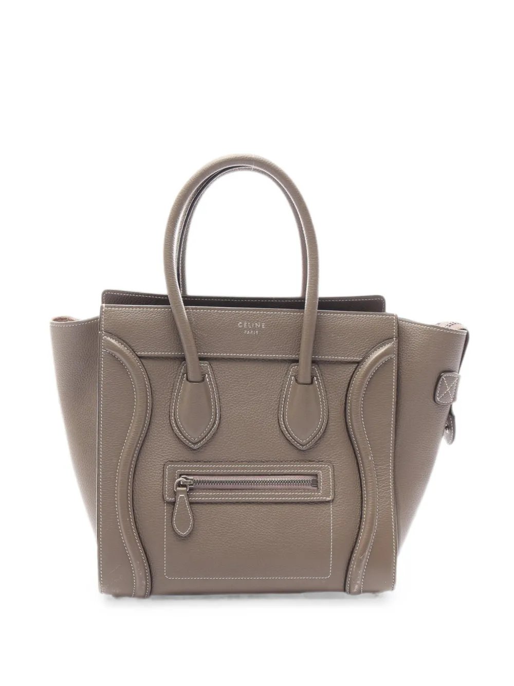 Celine Pre-Owned 2000s micro Luggage tote bag - Grey