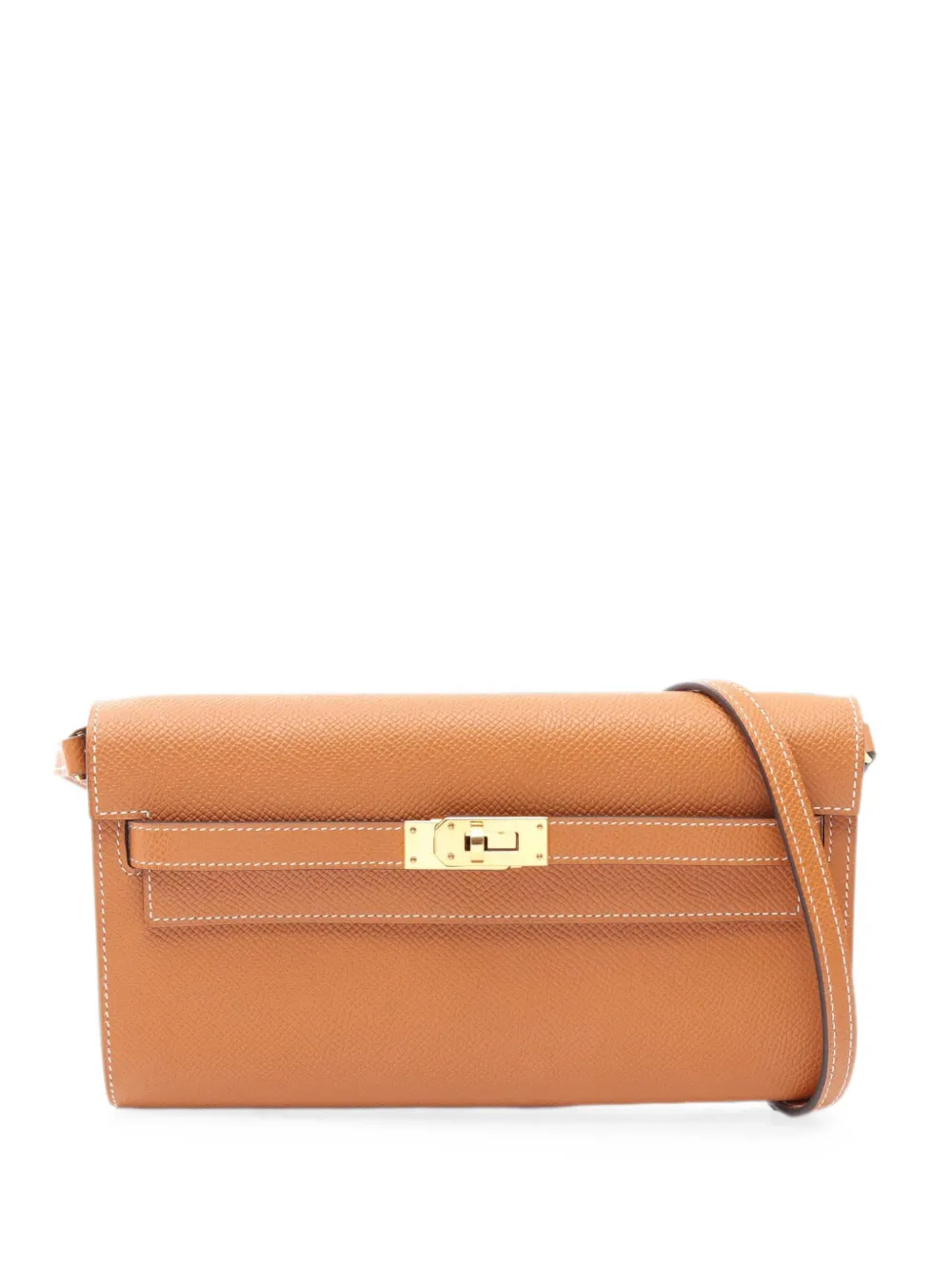 Hermès Pre-Owned 2024 Kelly Epsom shoulder bag - Toni neutri