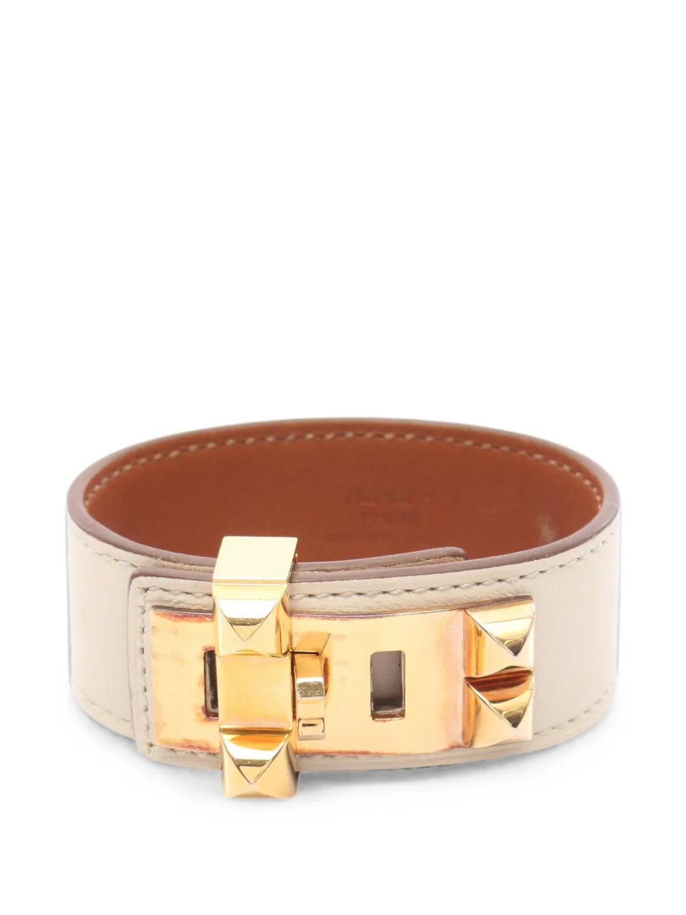 Hermès Pre-Owned 2022 24 Collier de Chien bangle - Oro