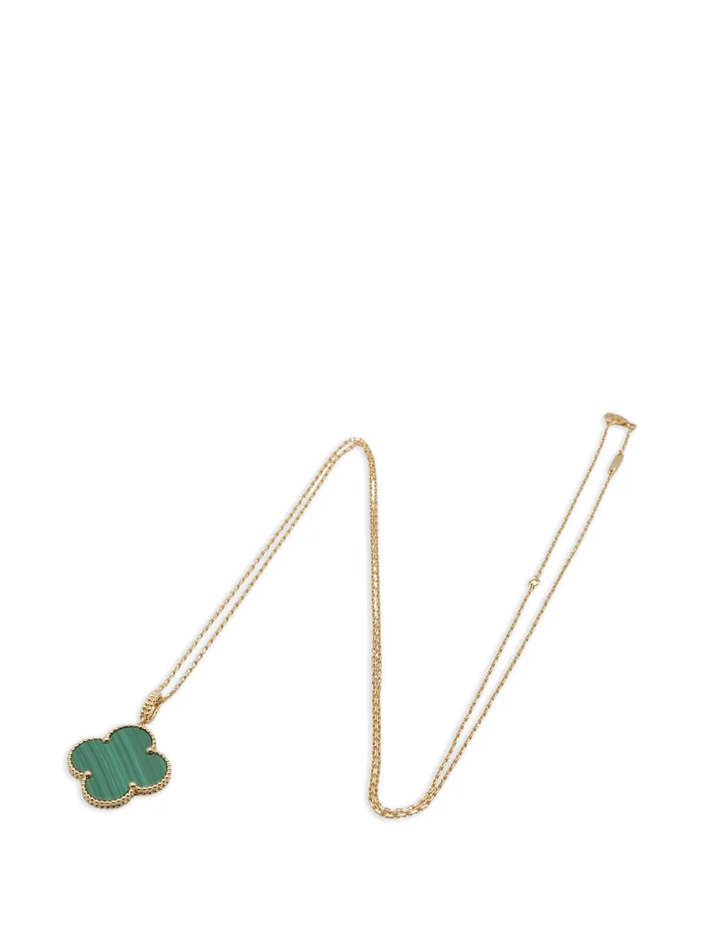 Van Cleef & Arpels Pre-Owned 2010s Magic Alhambra malachite necklace - Oro