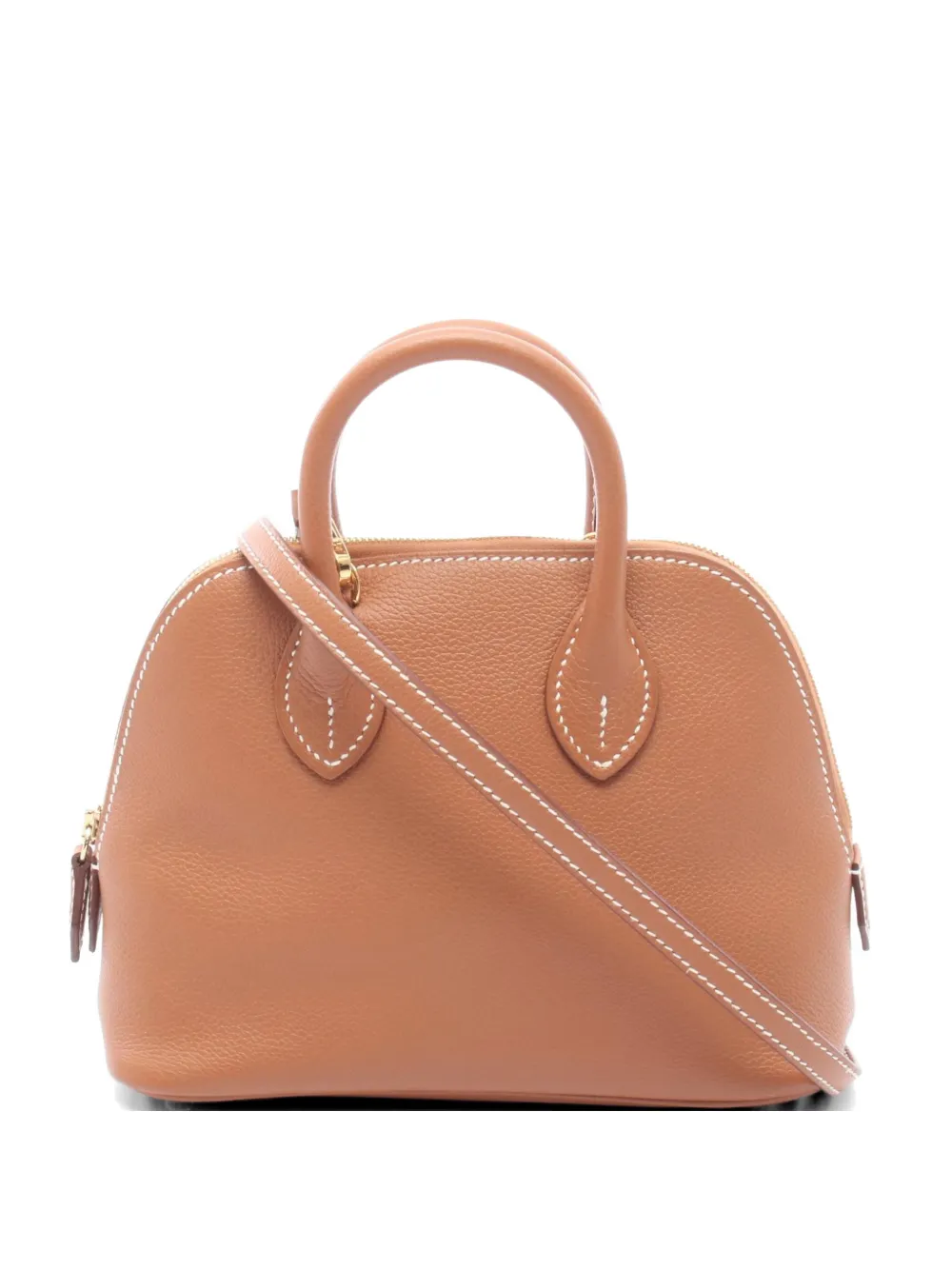 Hermès Pre-Owned 2025 mini Bolide 1923 two-way handbag - Marrone