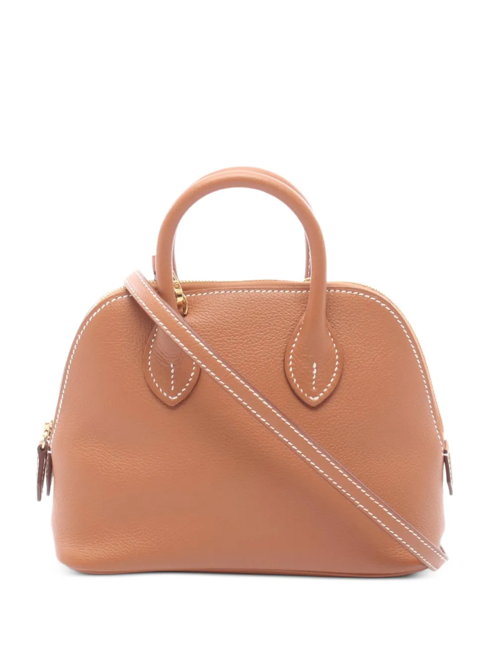 Hermès Pre-Owned 2025 mini Bolide 1923 two-way handbag - Marrone