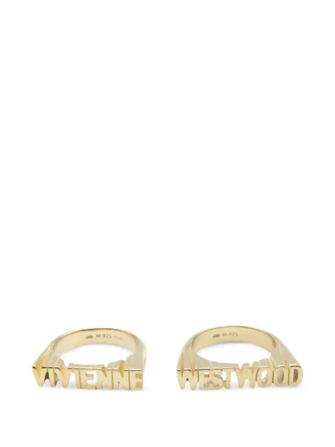 Vivienne Westwood Pre-Owned 에식스 레터링 로고 링