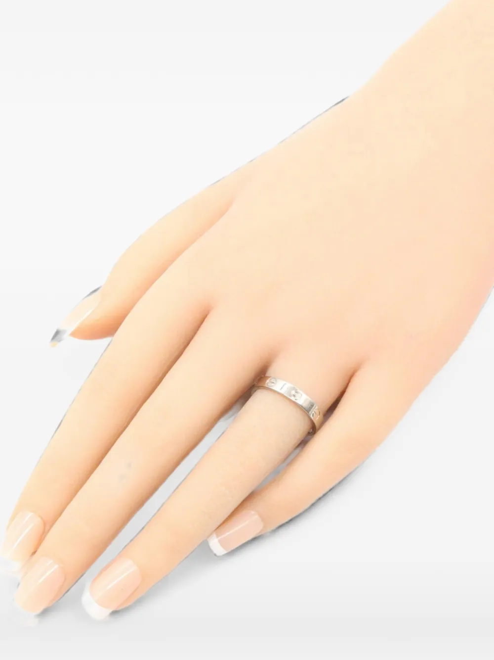 Cartier Love screw-detail ring - Silber