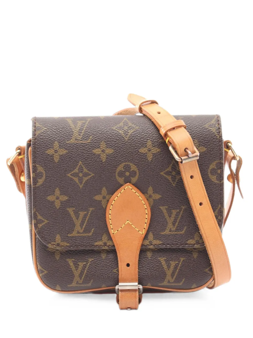 Louis Vuitton Pre-Owned 1983 Cartesier PM shoulder bag - Marrone