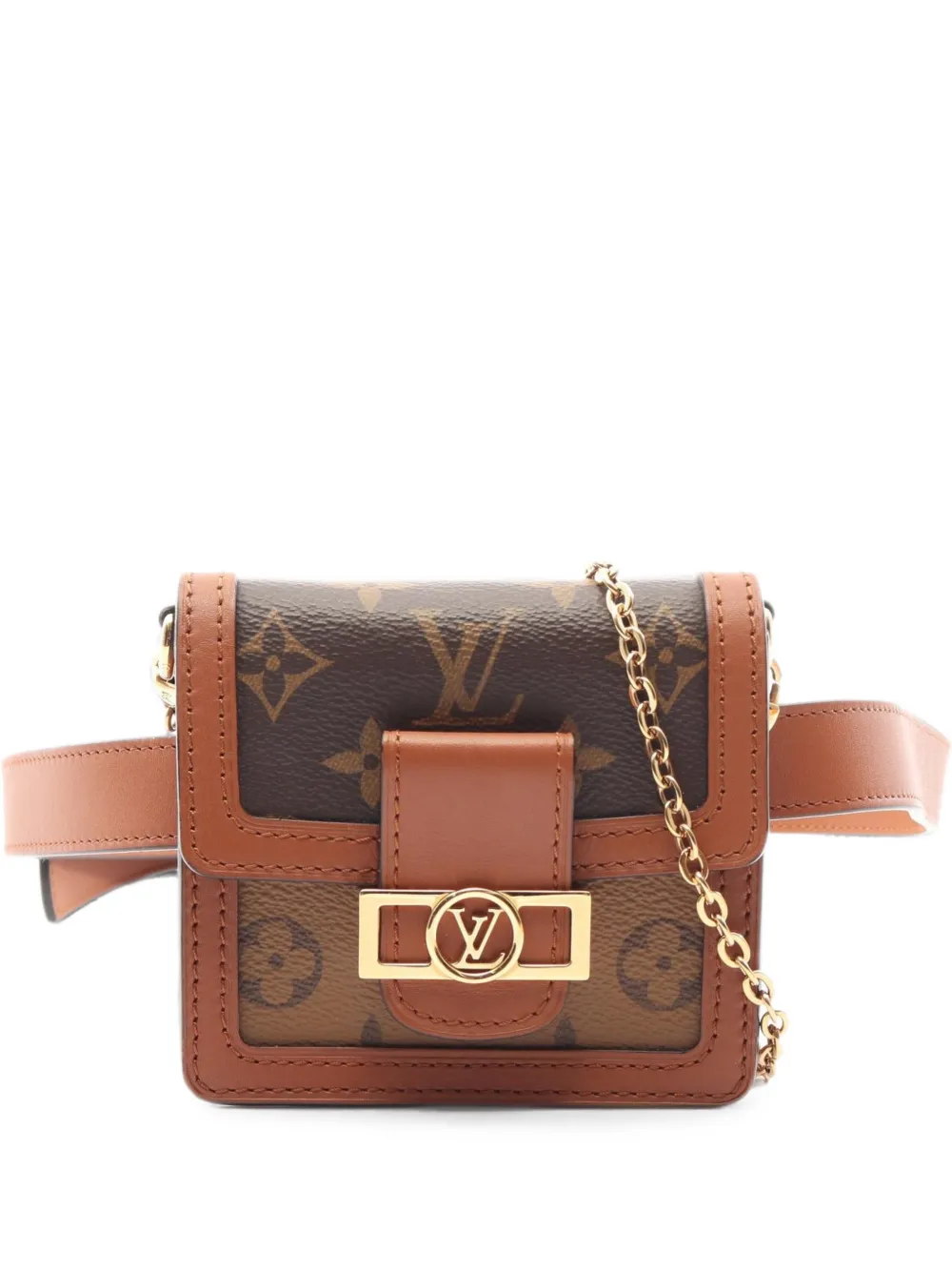 Louis Vuitton Pre-Owned 2019 BB Dauphine Monogram body bag - Braun