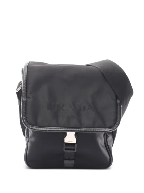 Prada Pre-Owned 2010s buckle-fastening crossbody bag