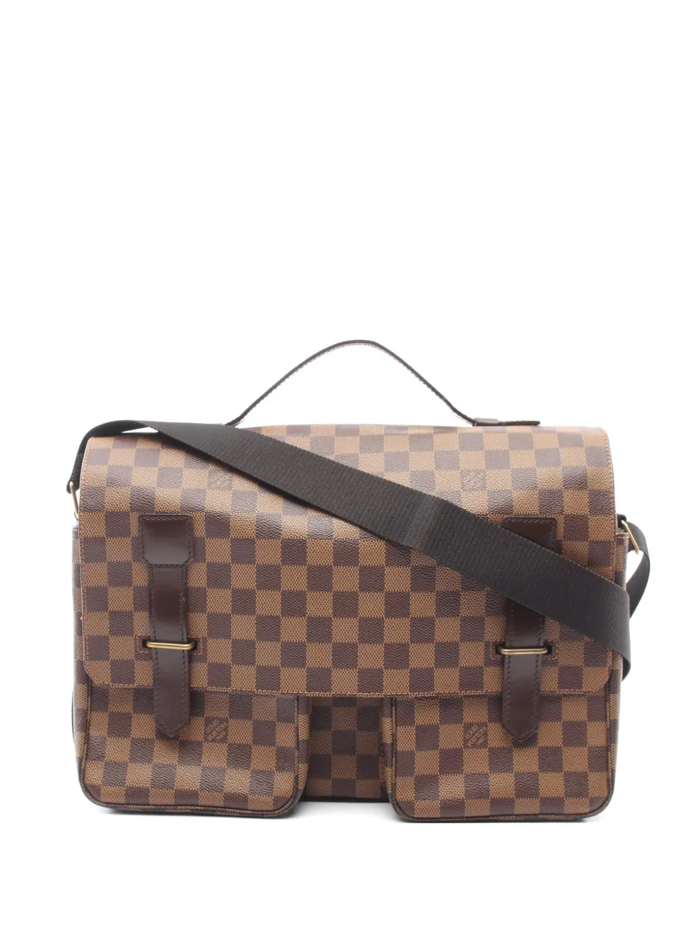Louis Vuitton Pre-Owned 2002 Broadway Damier Ebene shoulder bag - Braun