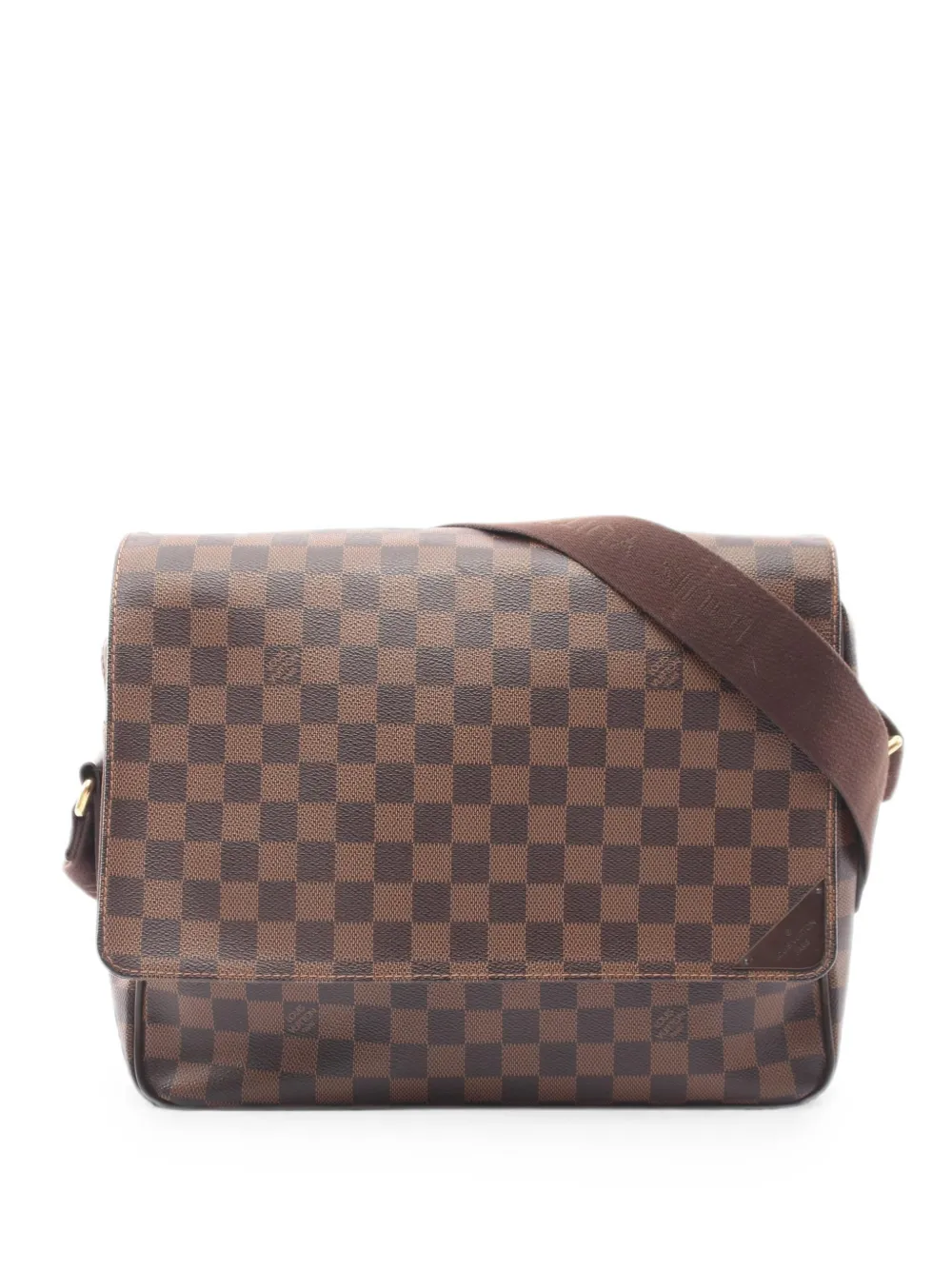 Louis Vuitton Pre-Owned 2012 MM Shelton Damier Ebène shoulder bag - Braun