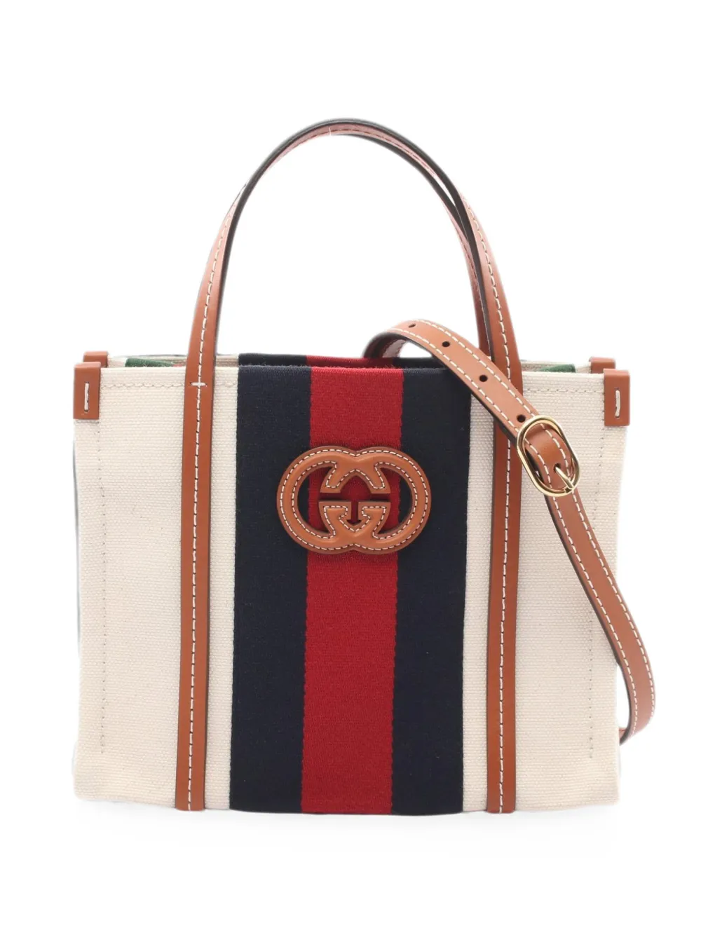 Gucci Pre-Owned 2010s Interlocking G tote bag - Toni neutri