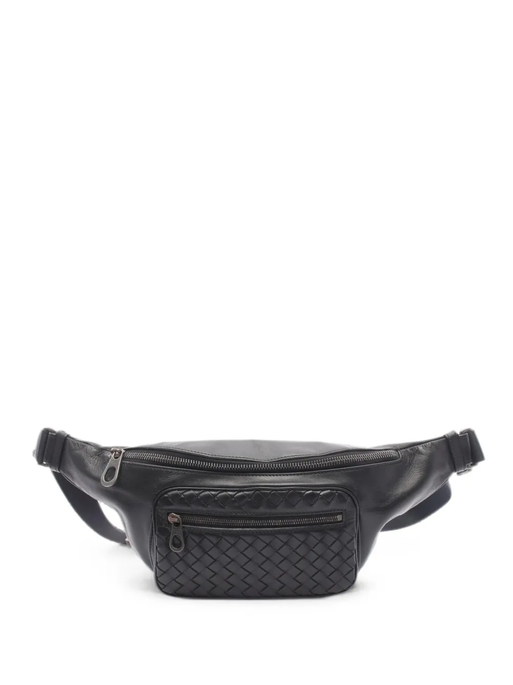 Bottega Veneta Pre-Owned 2010s Intrecciato leather belt bag - Schwarz