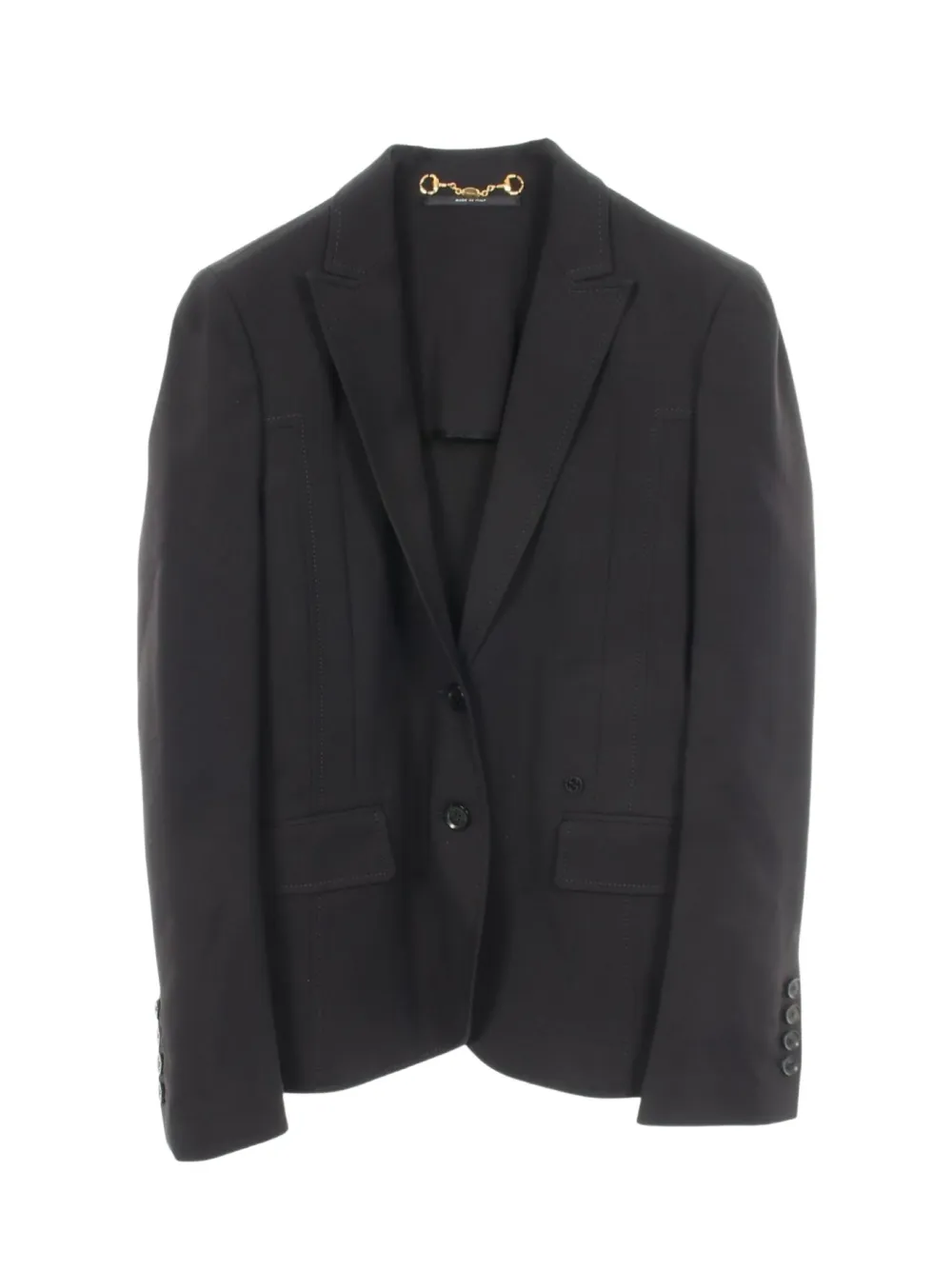 Gucci Pre-Owned Interlocking G tailored jacket - Schwarz
