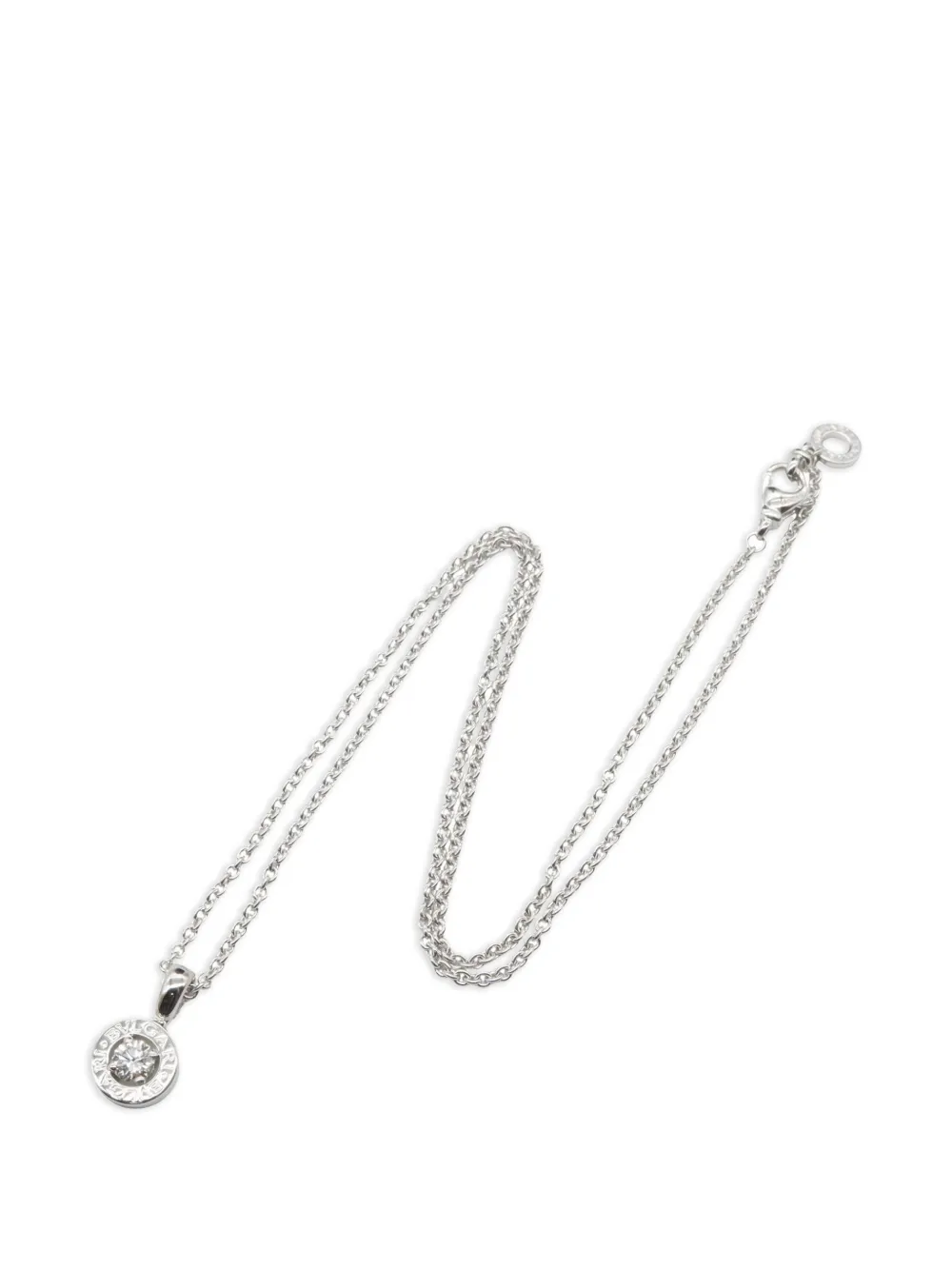 Bvlgari Pre-Owned Bulgari Bulgari diamond necklace - Silber