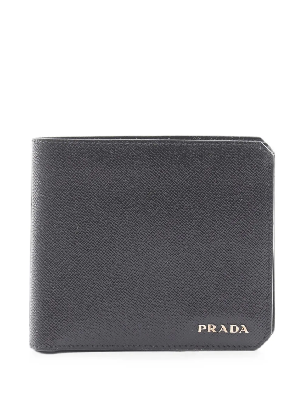 Prada Pre-Owned 2010s Saffiano bi-fold wallet - Nero