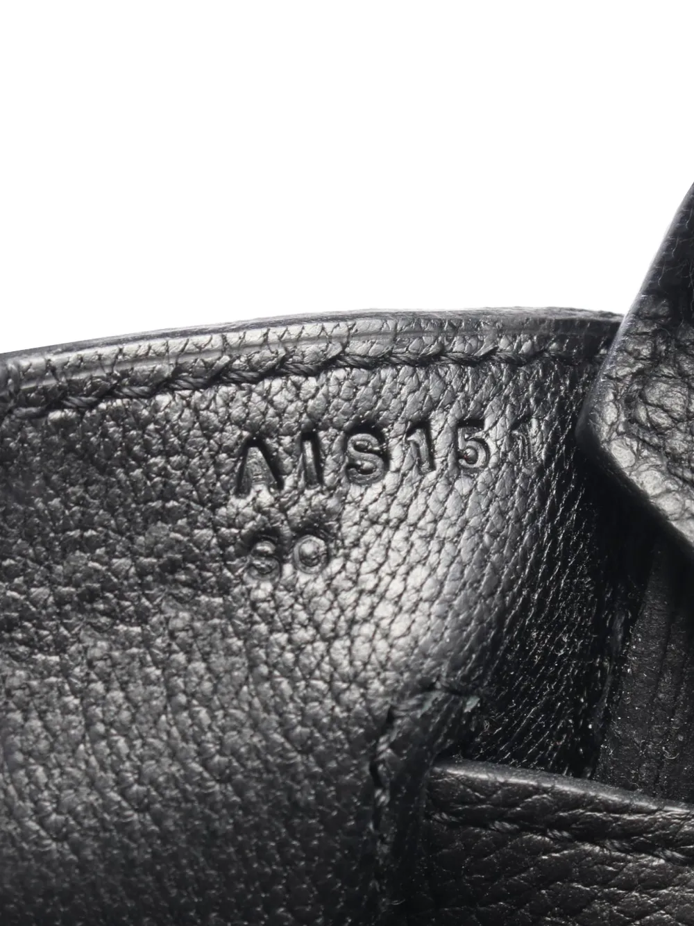 Hermès Pre-owned 2017 Birkin 30 Handbag in Black, view 5