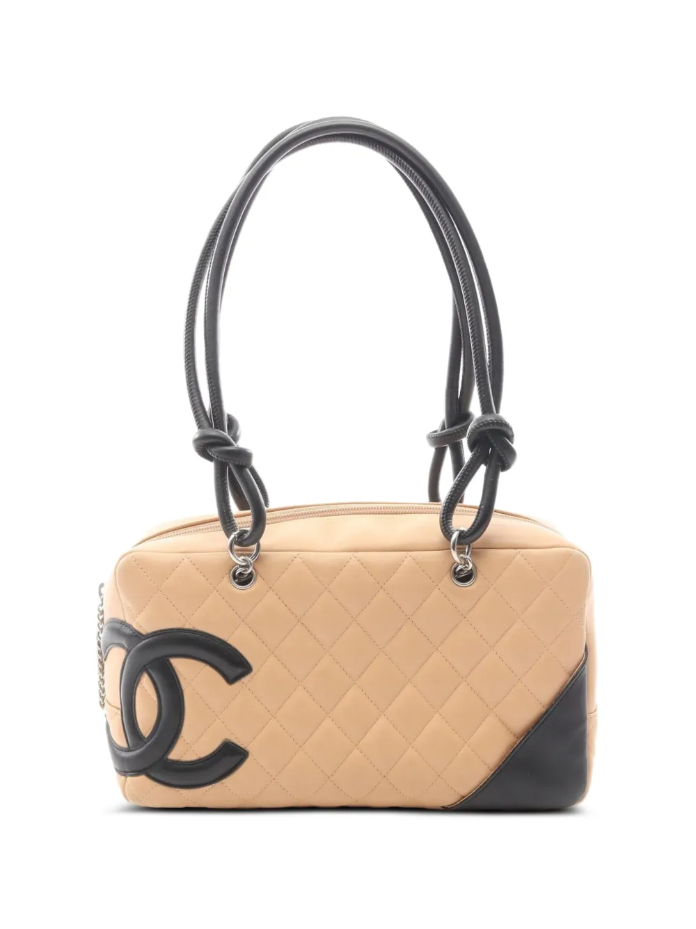 CHANEL Pre-Owned Borsa a spalla Cambon Line anni '04-'05 - Toni neutri