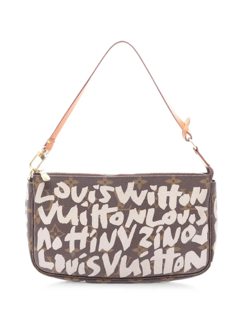 Louis Vuitton Pre-Owned x Stephen Sprouse 2001 Graffiti Monogram shoulder bag - Braun