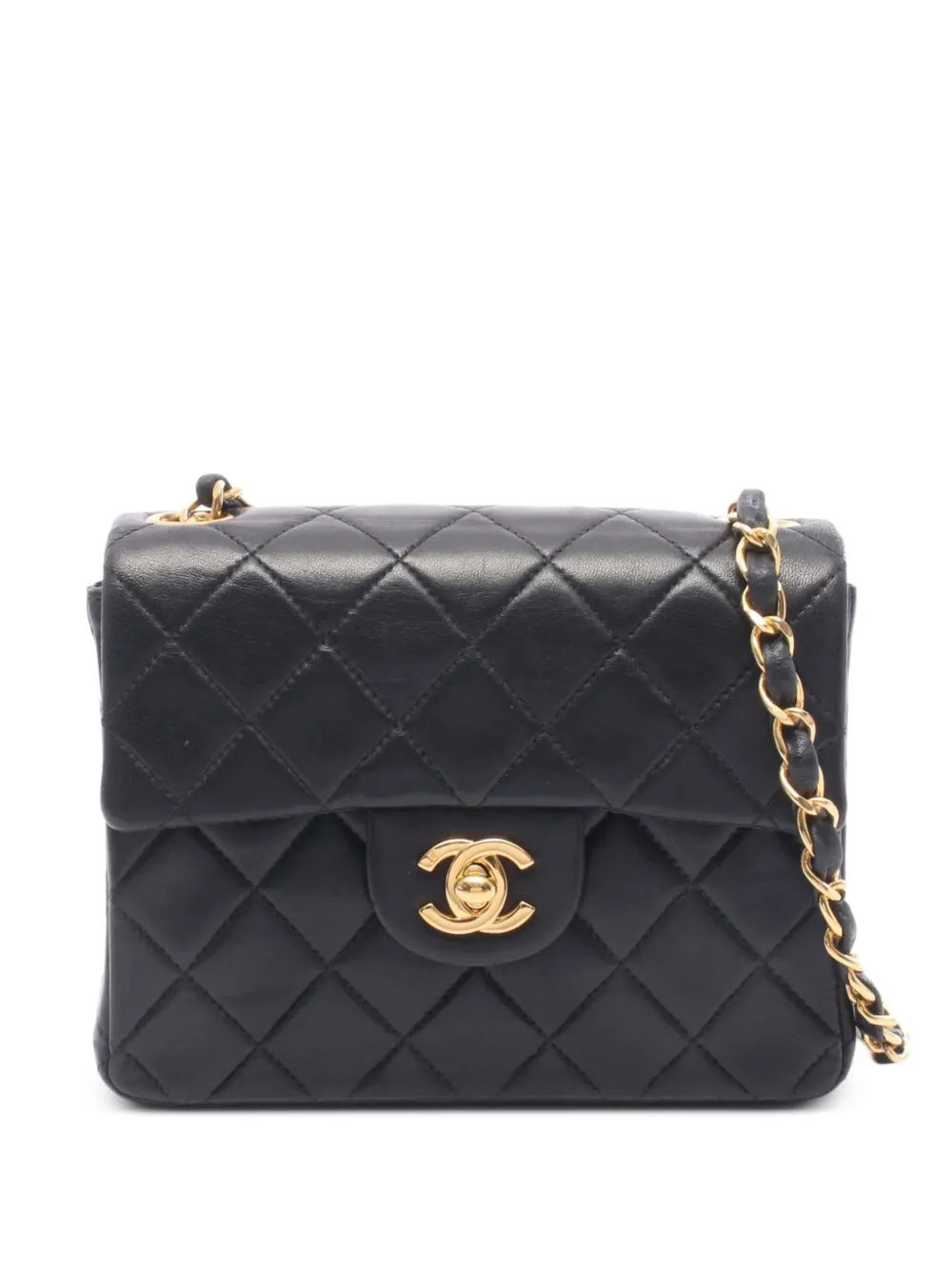 CHANEL Pre-Owned 2002-2003 mini Matelassé shoulder bag - Nero