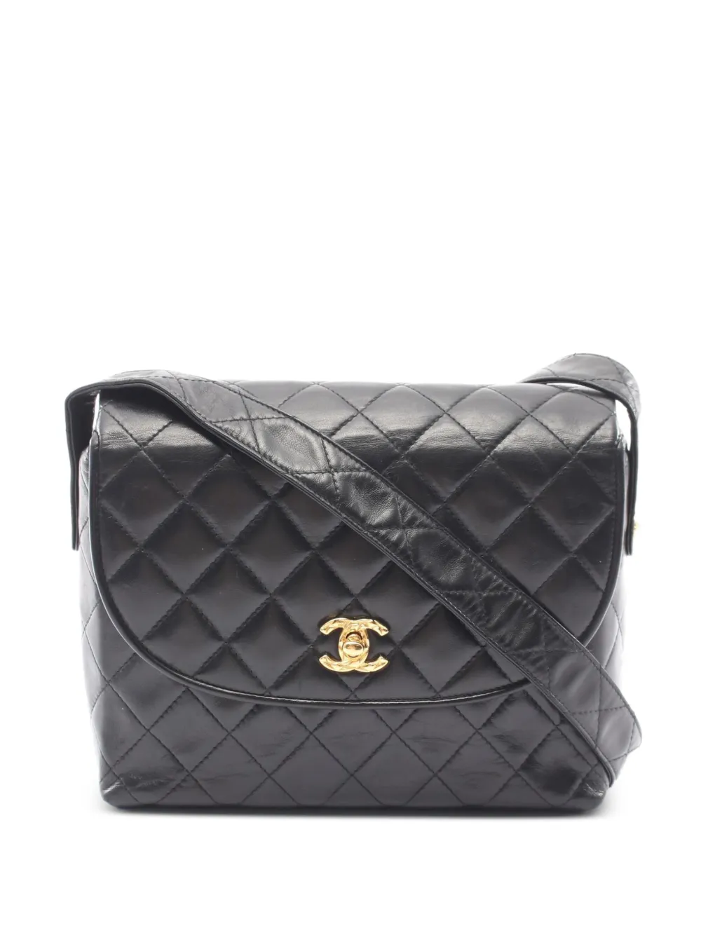 CHANEL Pre-Owned 1991-1994 matelassé CC turn-lock shoulder bag - Nero