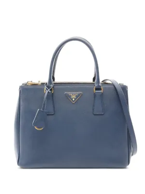 Prada Pre-Owned サフィアーノレザー ハンドバッグ | ブルー | FARFETCH JP