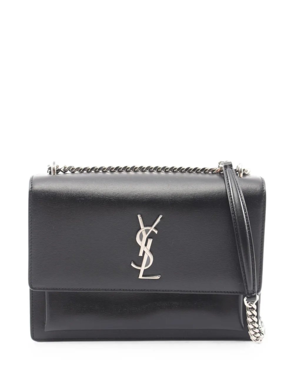 Saint Laurent Pre-Owned 10s Sunset chain shoulder bag - Nero