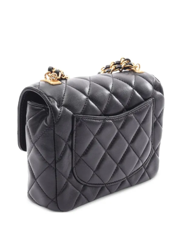 CHANEL Pre-Owned 2021s マトラッセ チェーン ショルダーバッグ
