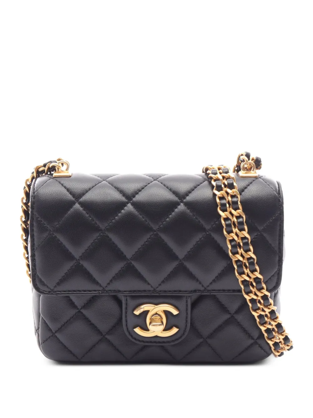CHANEL Pre-Owned 2021s matelassé chain shoulder bag - Nero