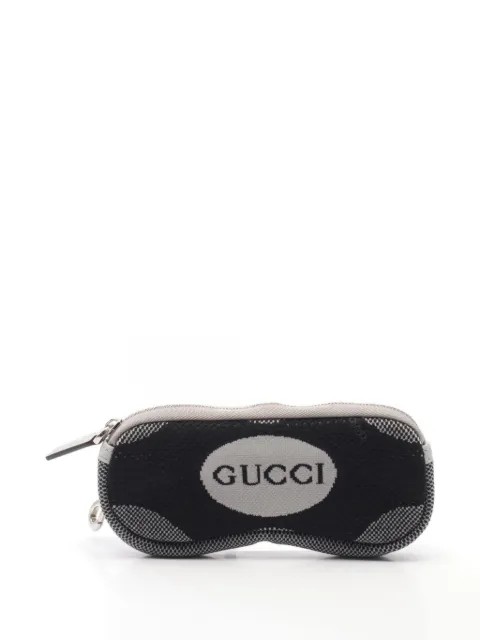 Gucci Pre-Owned 2010s logo-knit glasses case