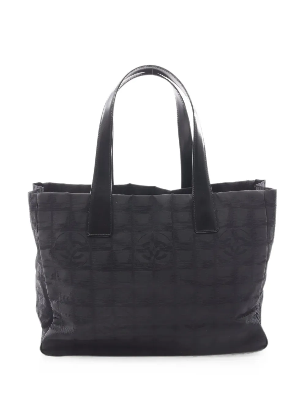 CHANEL Pre-Owned 2003-2004 MM New Travel Line tote bag - Nero