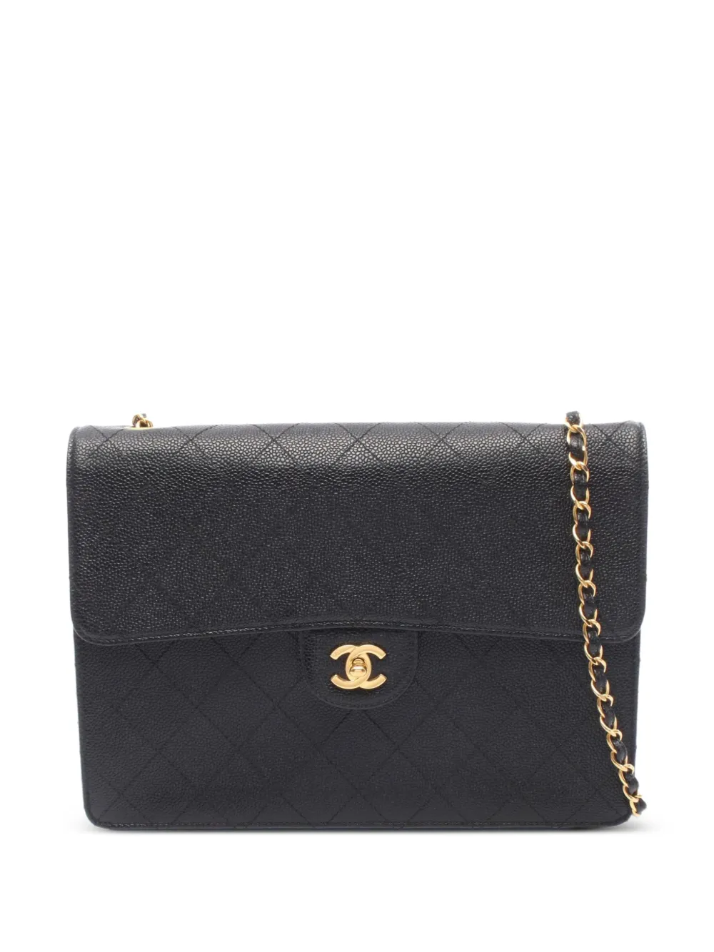 CHANEL Pre-Owned 1997-1999 Jumbo Classic Flap shoulder bag - Nero