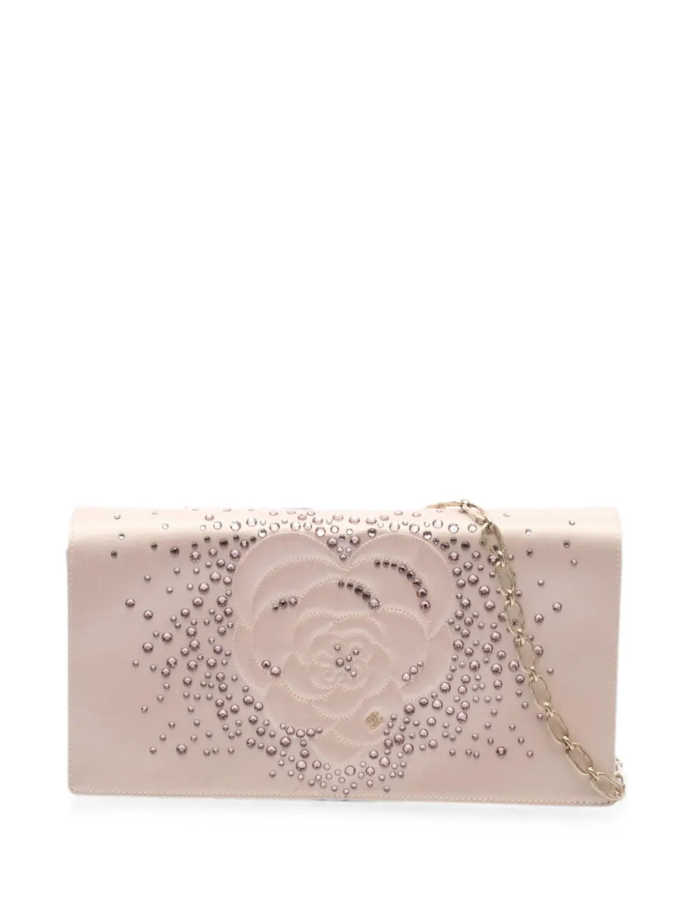 CHANEL Pre-Owned 2010-2011 Camellia Coco Mark shoulder bag - Rosa