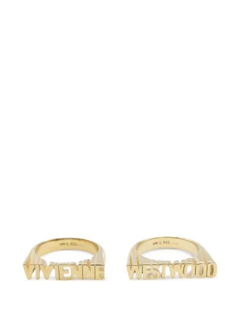 Vivienne Westwood Pre-Owned juego de dos anillos Essex 2020