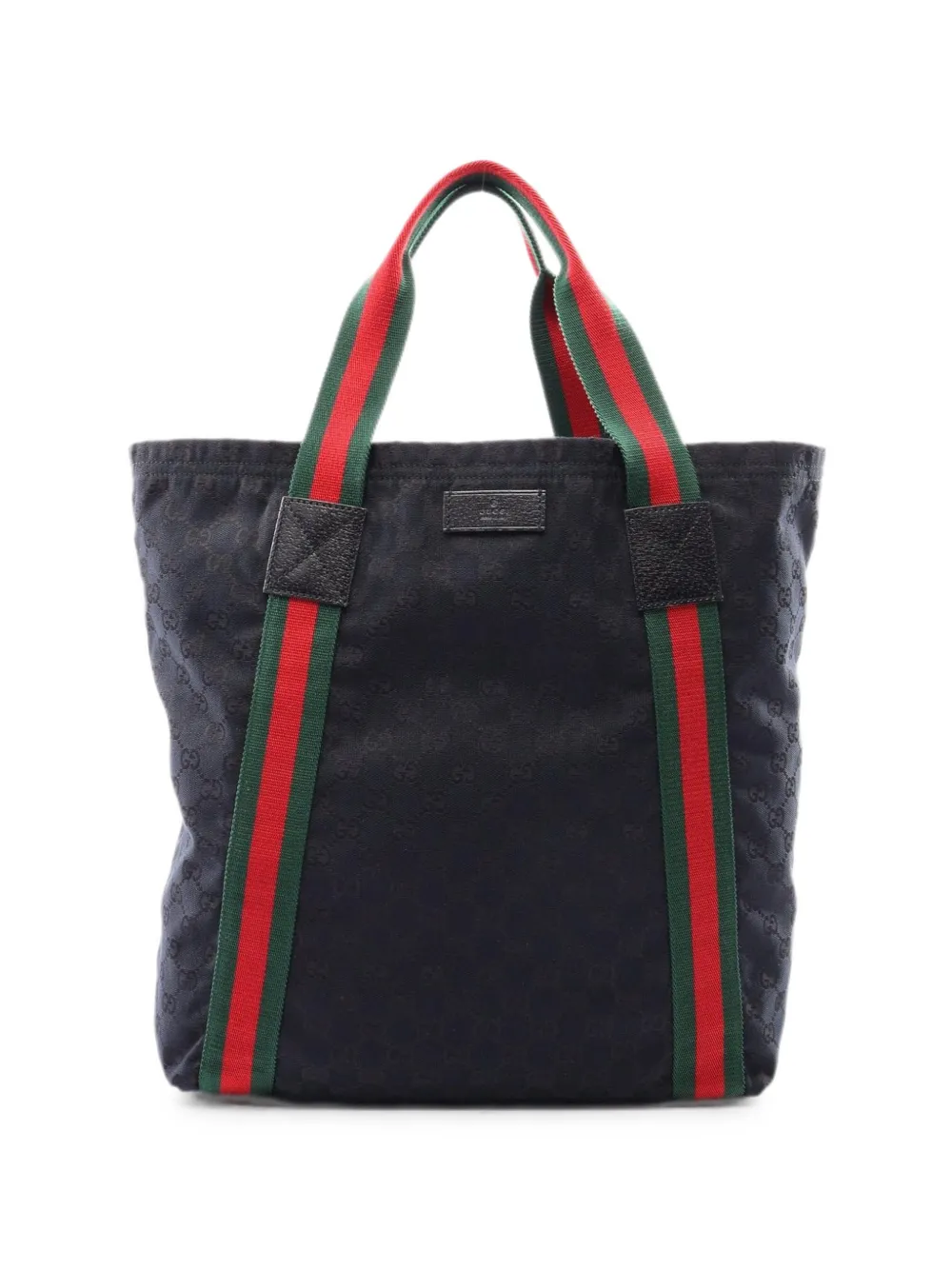 Gucci Pre-Owned 2010s logo-patch tote bag - Nero