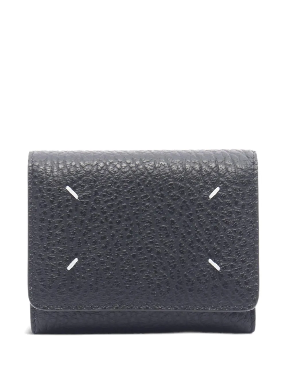 Maison Martin Margiela Pre-Owned 2020s Four-Stitch tri-fold wallet - Nero