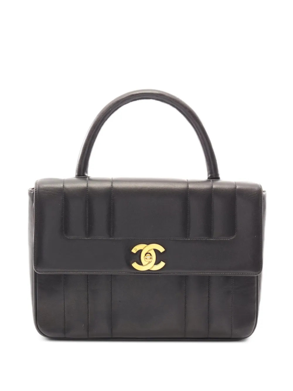 CHANEL Pre-Owned 1994-1996 Mademoiselle CC turn-lock handbag - Nero
