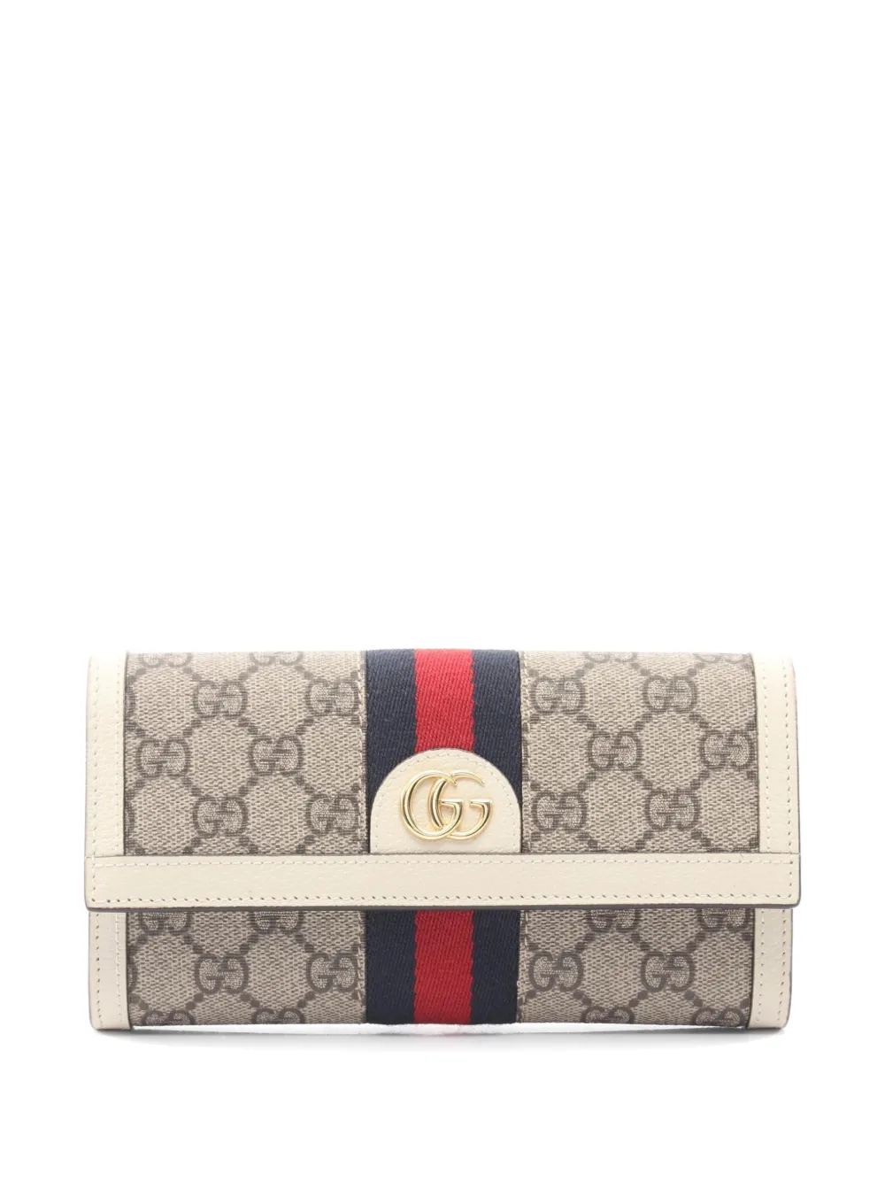 Gucci Pre-Owned 2010s Ophidia GG Supreme wallet - Toni neutri