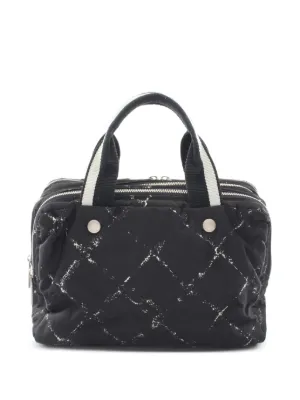 CHANEL Pre-Owned 2000-2002 オールド トラベル ライン ナイロン