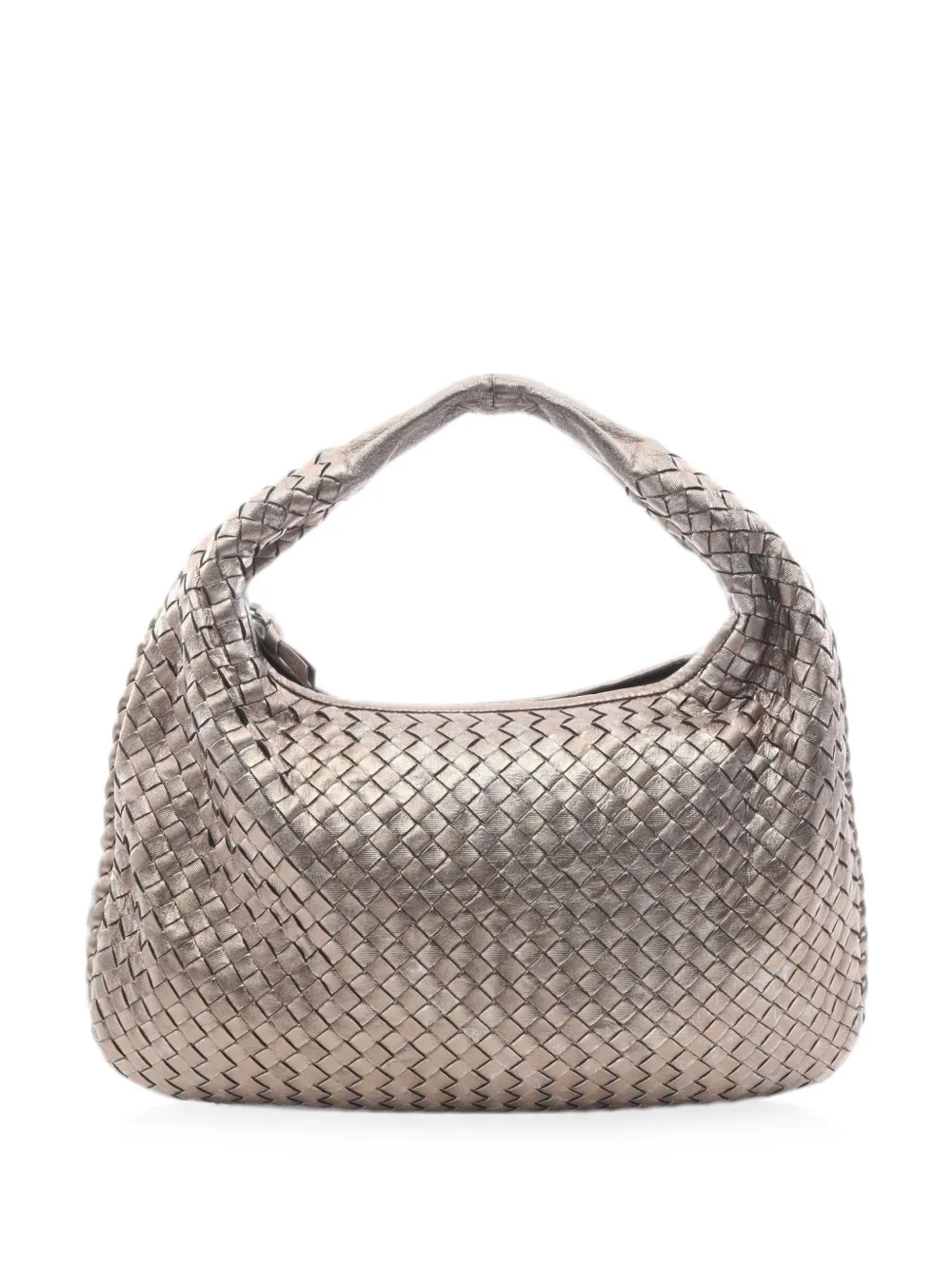 Bottega Veneta Pre-Owned 2000s Intrecciato Veneta shoulder bag - Silber