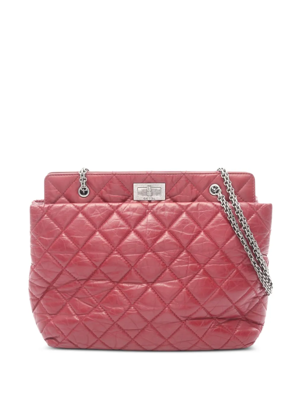 CHANEL Pre-Owned 2012 2.55 Mademoiselle leather shoulder bag - Rot