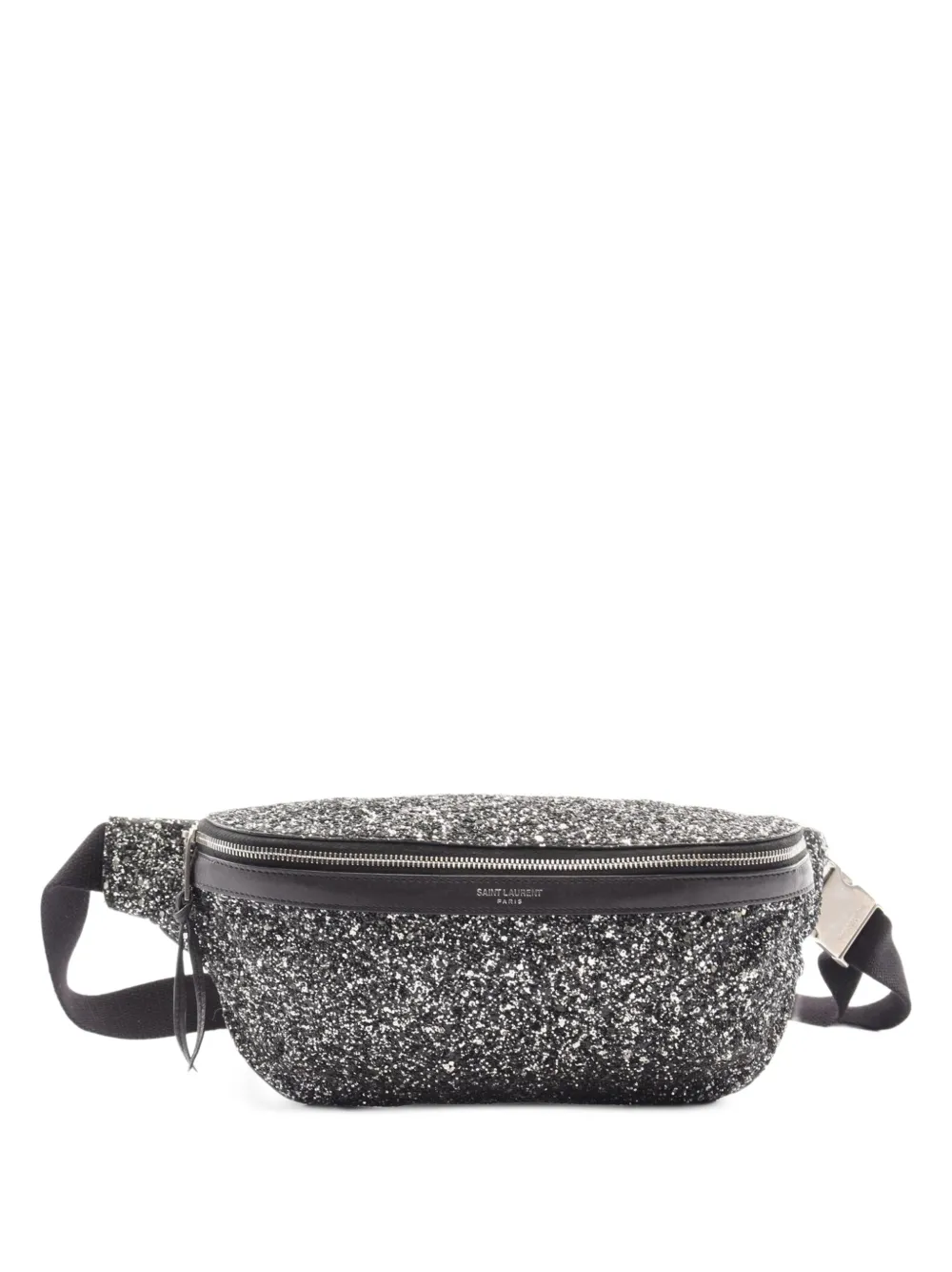 Saint Laurent Pre-Owned 2000s sequin-embellished belt bag - Nero