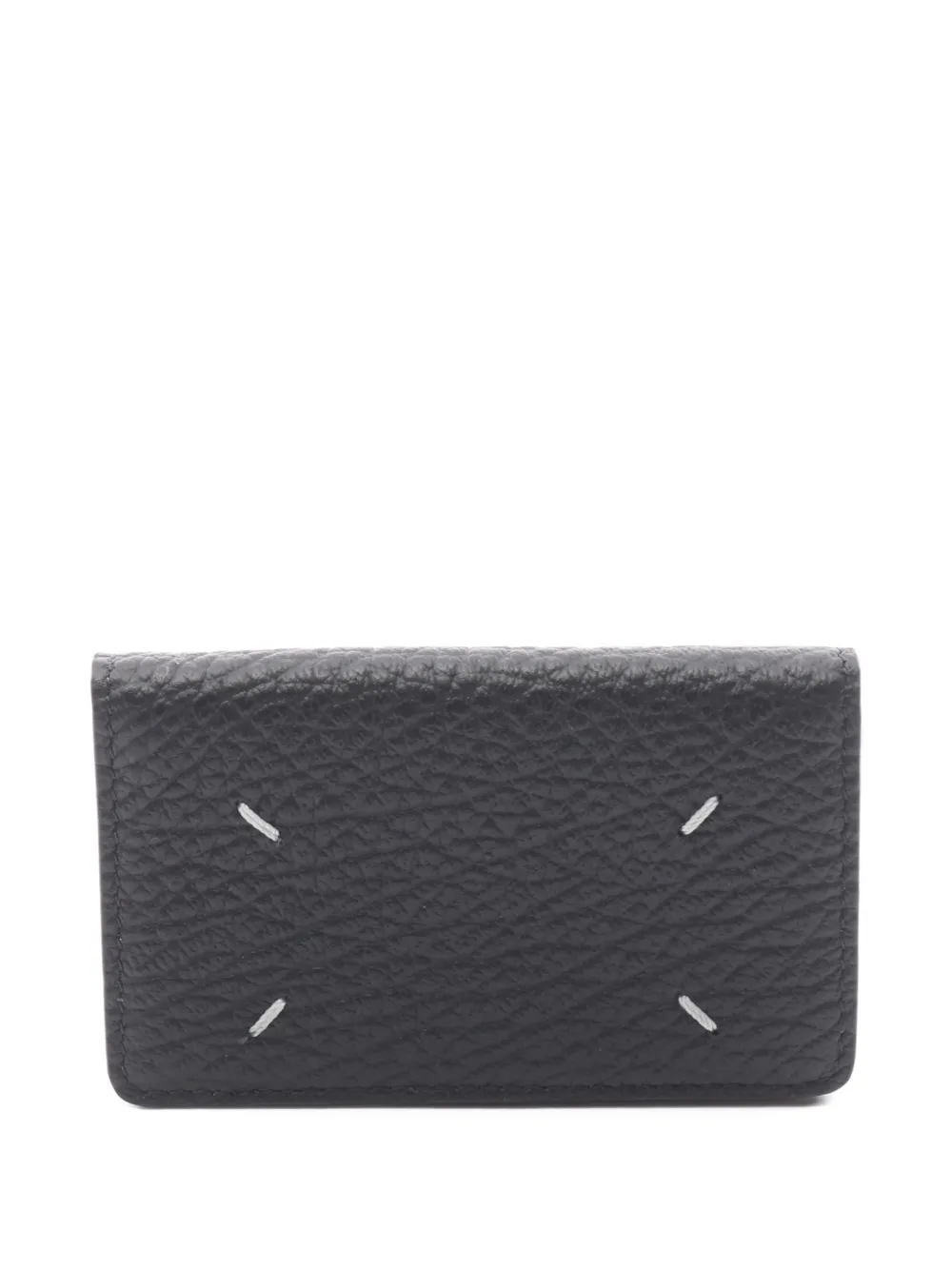 Maison Martin Margiela Pre-Owned 2020s Four-stitch logo card holder - Nero