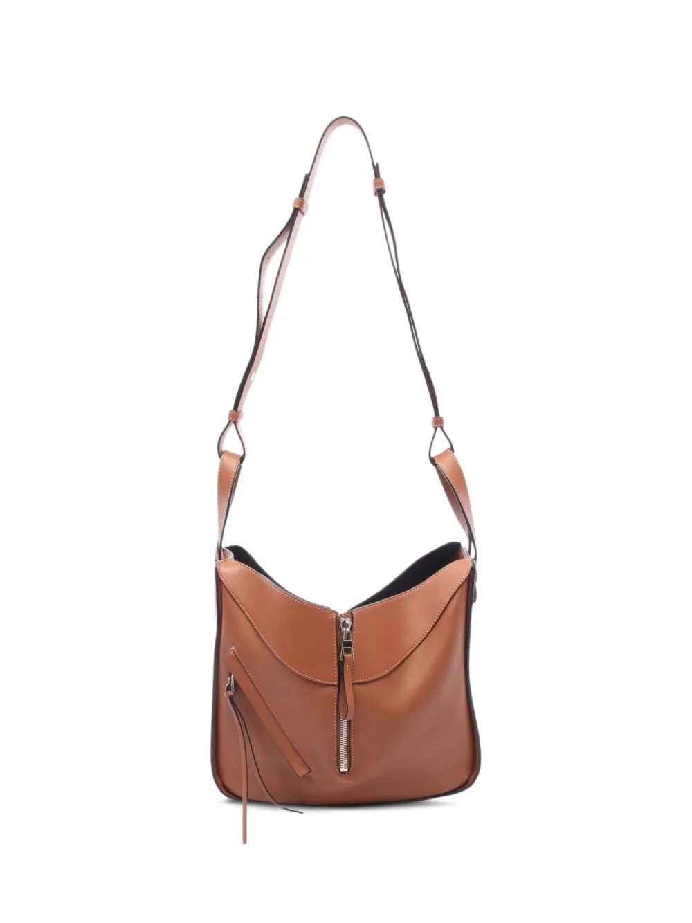 Loewe Pre-Owned 2010s small Hammock two-way handbag - Marrone