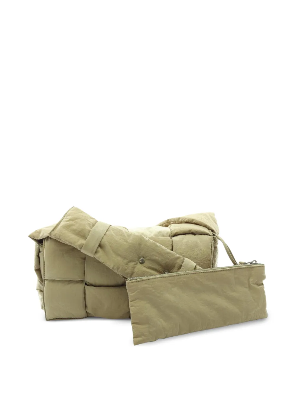 Bottega Veneta Pre-Owned 2010s Tech Cassette padded shoulder bag - Verde