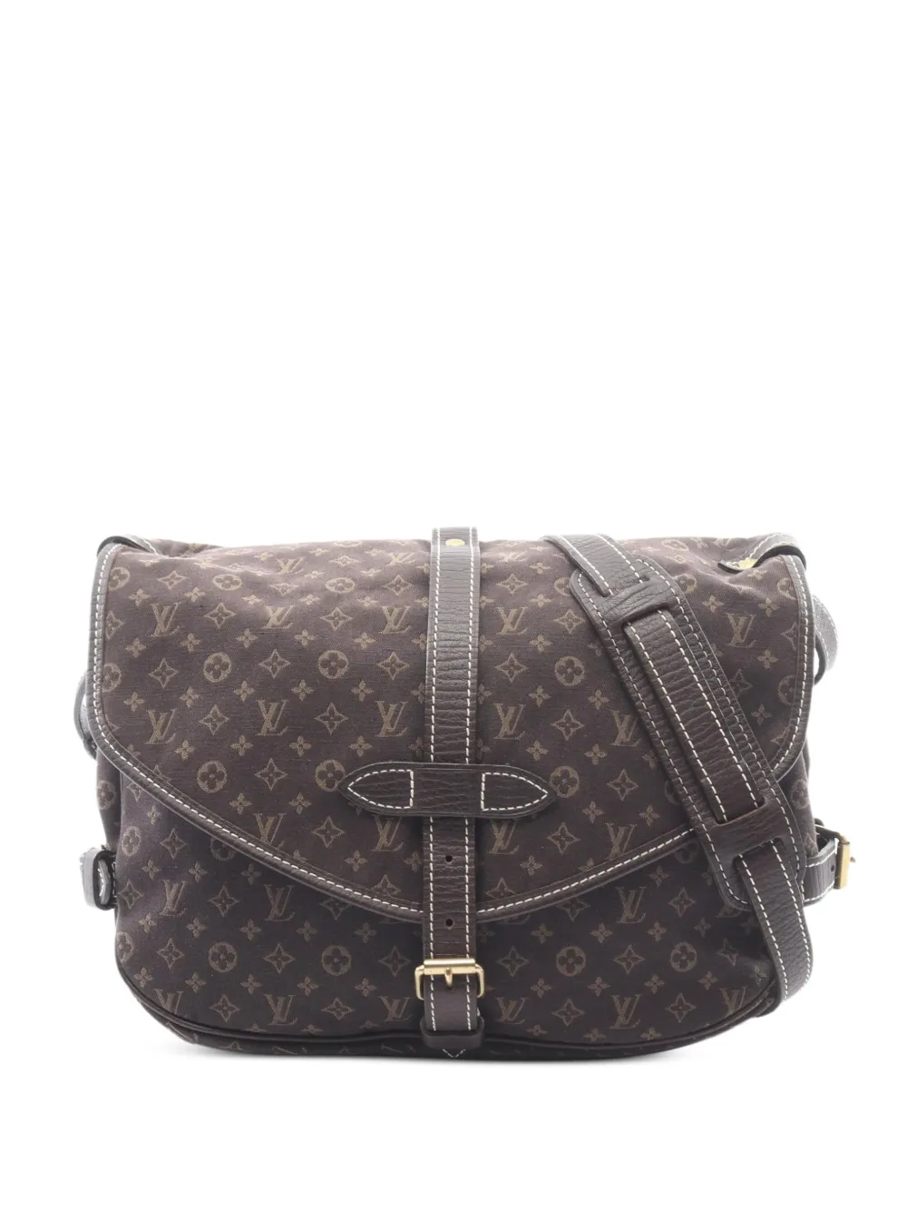 Louis Vuitton Pre-Owned 2007 Saumur Monogram shoulder bag - Marrone