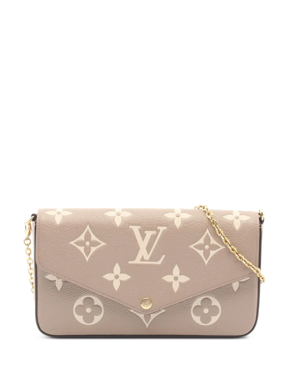 Louis Vuitton Pre-Owned 2021s Félicie Monogram Empreinte shoulder bag - Nude
