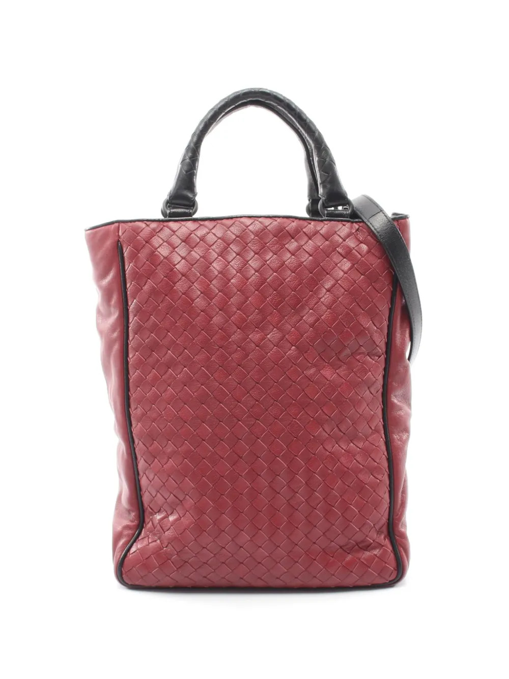 Bottega Veneta Pre-Owned 2000s Intrecciato tote bag - Rosso
